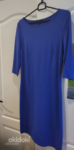 Синее платье миди vaide. М (38) (фото #6)