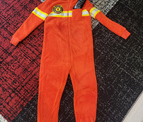 TULETÕRJUJA kostüüm/pidžaama fliismaterjalist H&M 134/140 cm