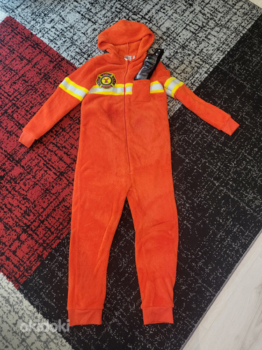 Костюм/пижама FIREFIGHTER из флисового материала H&M 134/140 см (фото #1)
