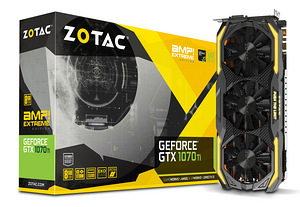 Videokaart ZOTAC GeForce® GTX 1070 Ti AMP Extreme. (1 foto / 3)