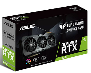 Видеокарта ASUS TUF Gaming GeForce RTX 3080 V2 OC edition (1 фото из 3)