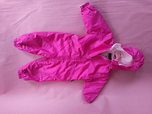 Детский тёплый комбинезон, розовый, размер 12м/80см