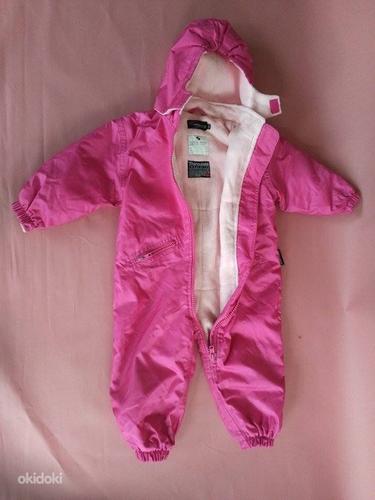 Детский тёплый комбинезон, розовый, размер 12м/80см (фото #3)
