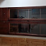 Деревянная мебель (витринный шкаф, тумбочка, полка) (фото #1)