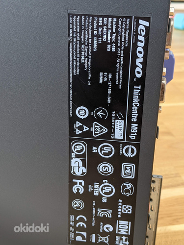 Lenovo M91P 4Gb i5-2400 Intel HD Graphics 2000 (фото #6)