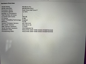 Macbook pro 13 TB i7 A1706 ENG/RUS (2 foto / 5)