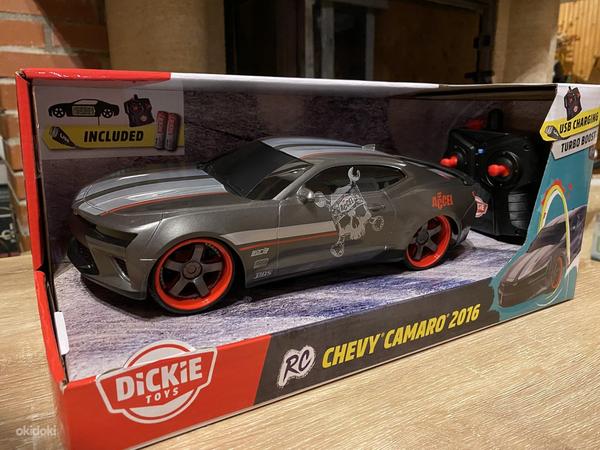 Dickie Toys Chevy Camaro 2016 RC CAR, автомобиль с дистанционным управлением USB CHARGING (фото #1)