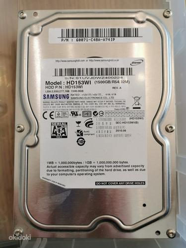 Жесткий диск Samsung 1,5 ТБ, SATA 3,5 ", протестирован (фото #1)