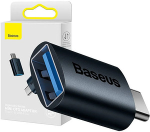 Baseus Ingenuity USB-C to USB-A adapter OTG blue (1 foto / 1)