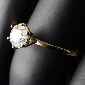 Kuldsõrmus teemandiga 1,07ct (2 foto / 6)