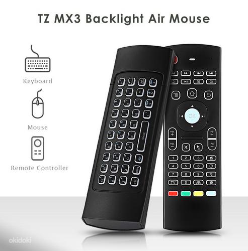 Air Mouse T3 MX3 Backlit Remote Control 2.4G Wireless Keybo (foto #1)
