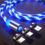 3 in 1 Magnetic LED Charging Cable (USB-C/Micro/Lightning) (foto #2)