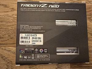 G.SKILL Trident Z Neo 64GB (2x32GB) DDR4-3600 CL18 mälu (1 foto / 2)