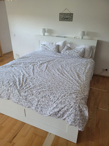 Кровать Malm Ikea, 4 ящика + sleepwell матрас180x200 (3 фото из 5)