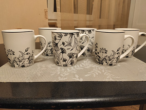 Elegantsed kruusid 370 ml, 6 tükki (1 foto / 2)