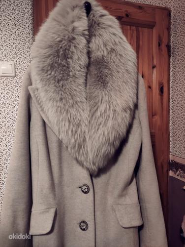 Зимнее пальто с натуральным мехом, размер - L (фото #2)