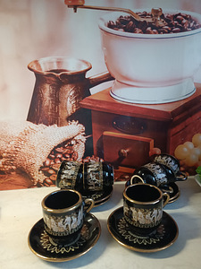 Ekspresso jaoks tassid - käsitöö Kreekast (5 foto / 5)
