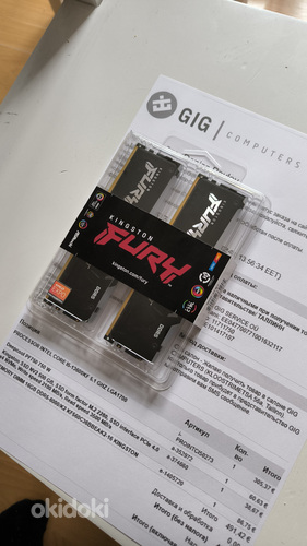 Kingston FURY Beast RGB DDR5 16GB 6000MHz CL36 + Гарантия (фото #3)