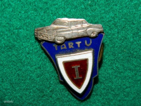 Серебряный знак "Тартуская автошкола" (фото #1)