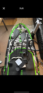 SUP-laud kahepoolne aer + iste! 330x84x15 cm– komplekt (4 foto / 8)