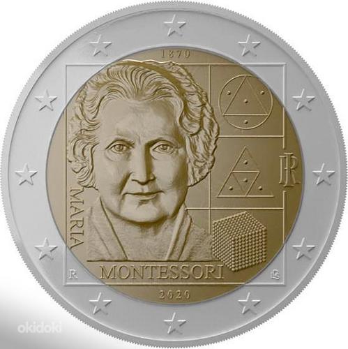 Itaalia 2 euro 2020 Maria Montessori UNC (foto #1)