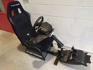 Playseat Alcantara rallitool ja Logitech G920 rool (1 foto / 7)