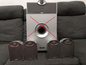 5.0 Tannoy surroundkõlarid kõlarid (4 foto / 5)