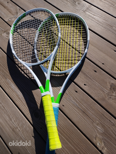 Теннисные ракетки женские/jun 2 шт Babolat Pure Strike 270г (фото #3)