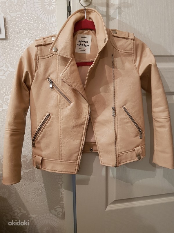 Zara куртка из кожзама (фото #1)