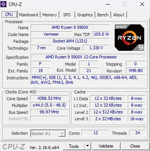 Настольный компьютер RTX3070 / Ryzen 9 5900x / 32GB RAM (5 фото из 8)