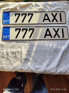 Auto registri numbrid 777Axi (1 foto / 2)