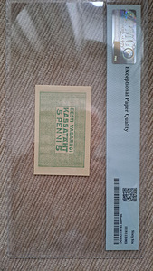 EW 5 Penni 1919a. PMG66 (2 foto / 2)