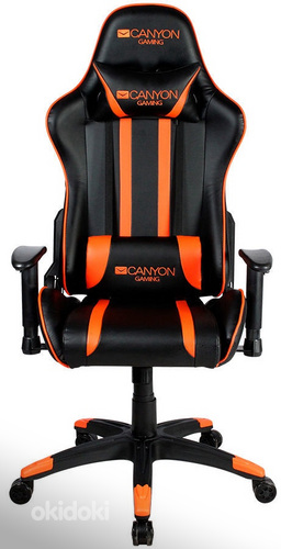 ПРОДАЕТСЯ Кресло игрока Canyon Fobos GC-3, черный/оранжевый (фото #1)