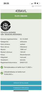 Toyota avensis (10 foto / 11)