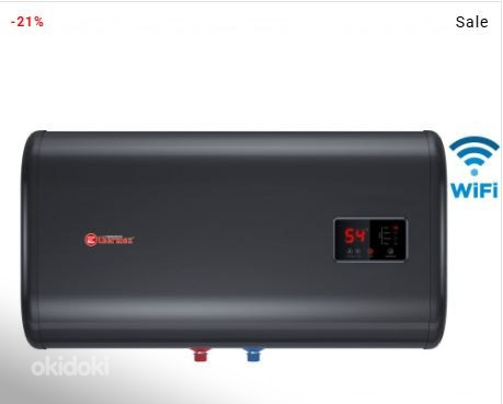 Новый бойлер Thermex 50L горизонтальный Поврежд. упаковка/Тя