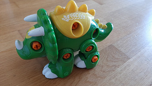 Laste arendav mänguasi dino + kruuvikeraja (3 foto / 3)
