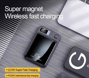MagSafe 10000mAh Magnetic PowerBank 22.5W Fast Charge 2in1 (3 foto / 10)