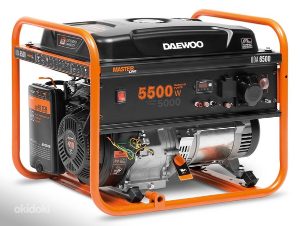 Электрогенератор/бензиновый генератор Daewoo GDA 6500 (фото #1)