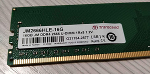 DDR4 RAM 16GB 2666MHZ (2 foto / 2)
