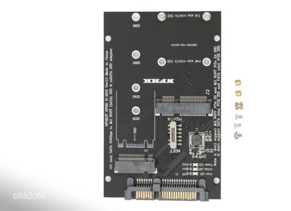 M.2 MSATA SSD kuni 2,5 sülearvuti SATA 3.0 adapter (foto #1)