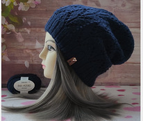 Uus talve müts naistele 100% meriino 55/58 cm