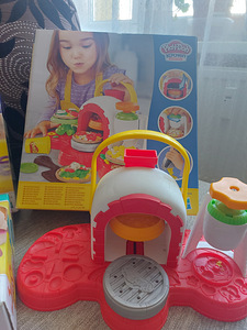 Play-doh mångukomplektid juuksur, pitseeria