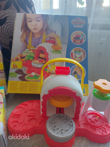 Play-doh mångukomplektid juuksur, pitseeria