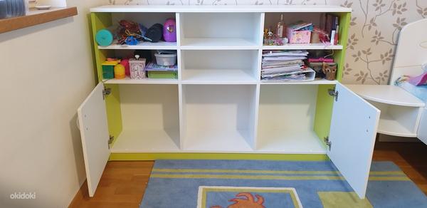 Мебель для детской комнаты Meblik Happy Animals тумбы, кровать, ковер, стол (фото #3)