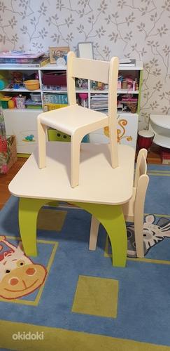 Мебель для детской комнаты Meblik Happy Animals тумбы, кровать, ковер, стол (фото #10)