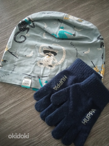Шапка BREDEN 50-52 и перчатки HUPPA (фото #1)