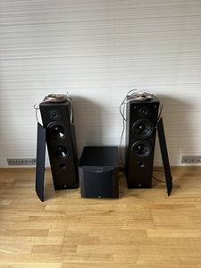 Ressiiver Harman Kardon, subwoofer Yamaha ja põrandakõlarid (1 foto / 9)