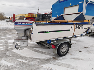 Paat + evinrude 60+treiler (3 foto / 7)