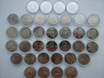 Ukraina ja Valgevene mündid UNC