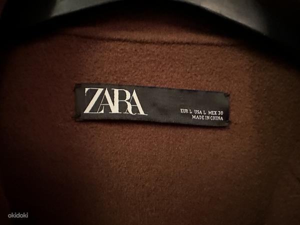 Хорошее новое пальто Zara размер L (фото #2)